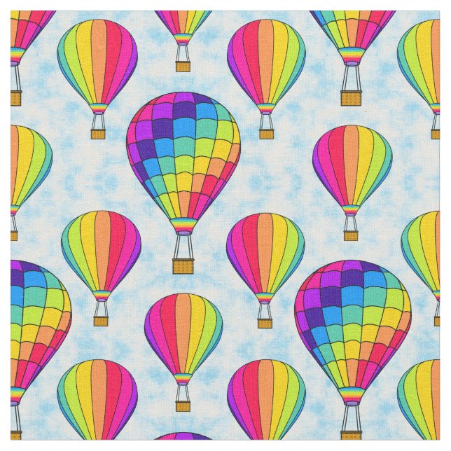 Luftballong Rainbow Tyg (Närbild)