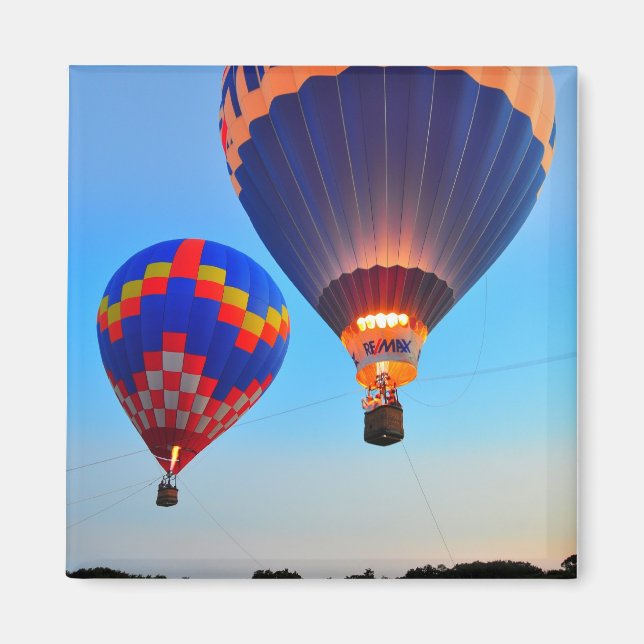 Luftballong Rides New Smyrna Beach FL Magnet (Framsidan)