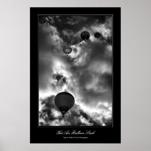 Luftballong Stack Fine Art Photo Poster