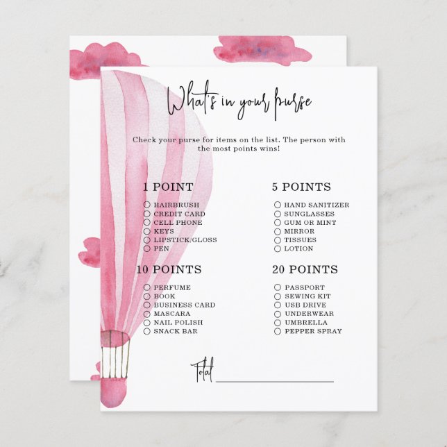 Luftballong - Vassar i din handsköljning (Fram/baksida)