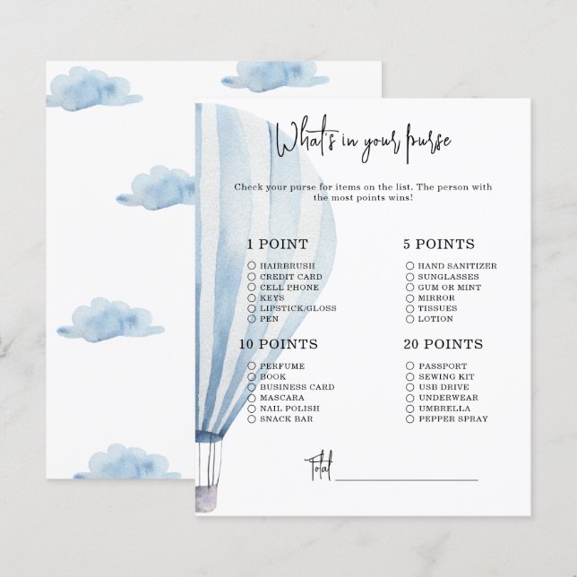 Luftballong - Vassar i din handsköljning (Fram/baksida)