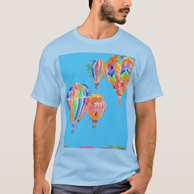 Luftballong Watercolor boys manar-Shirt T Shirt (Framsida)