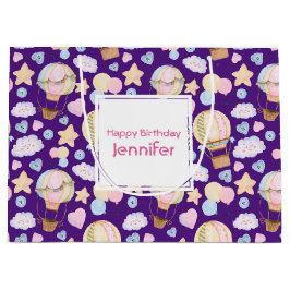 Luftballong Whimsique Watercolor Mönster