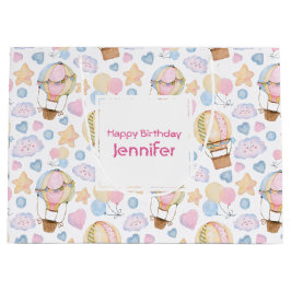 Luftballong Whimsique Watercolor Mönster