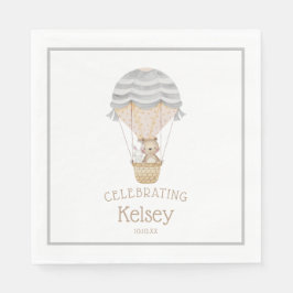 Luftballong Woodland Animals Baby Shower Pappersservett