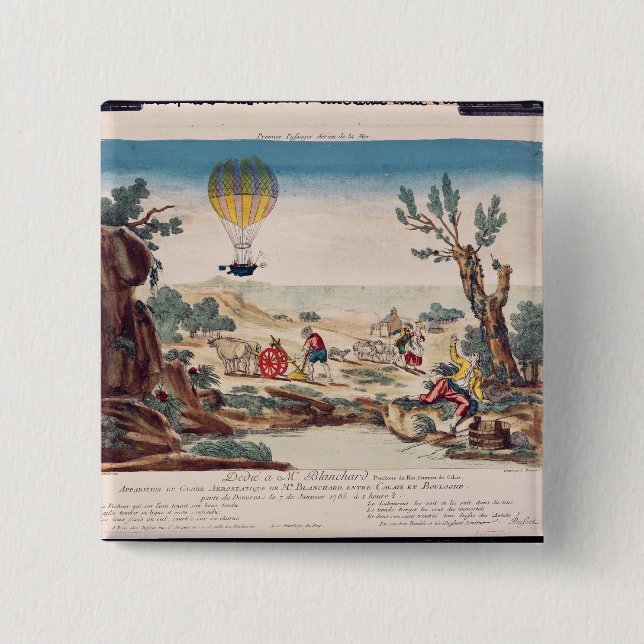 Luftballongen av Jean Pierre Blanchard Knapp (Framsida)