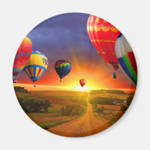 luftballongen avbildar magnet