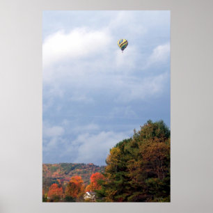 LUFTBALLONGEN i HIMLAR Poster