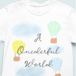 Luftballongen i världen 1:a födelsedag t shirt