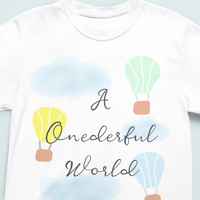 Luftballongen i världen 1:a födelsedag t shirt (Skapare uppladdad)