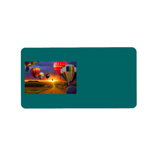 Luftballongens adressetikett (Framsidan)