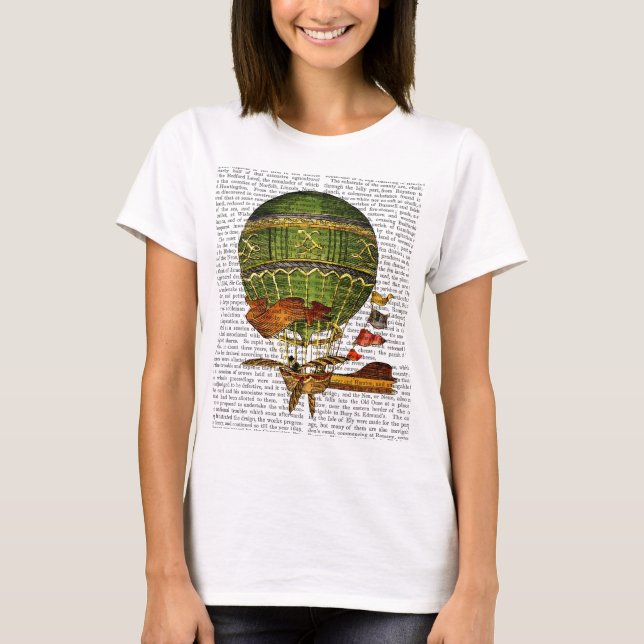 Luftballongens Grönt T-shirt (Framsida)
