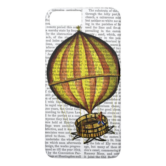 Luftballongens Gult och Röd Case-Mate iPhone Skal (Baksida)