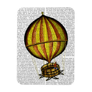 Luftballongens Gult och rött Magnet
