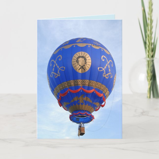 luftballongens hälsningskort helgkort (Framsida)