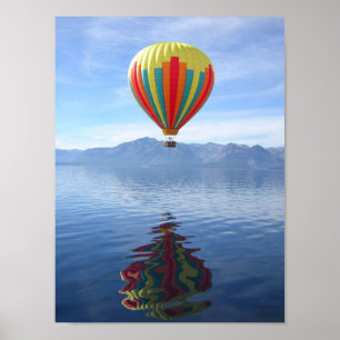 Luftballongens reflektion poster