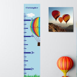 Luftballongens tillväxtdiagram poster