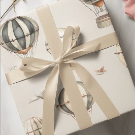 Luftballonger för vintage presentpapper