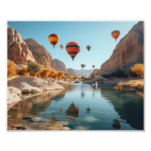 Luftballonger Fotoavtryck Fototryck (Framsidan)
