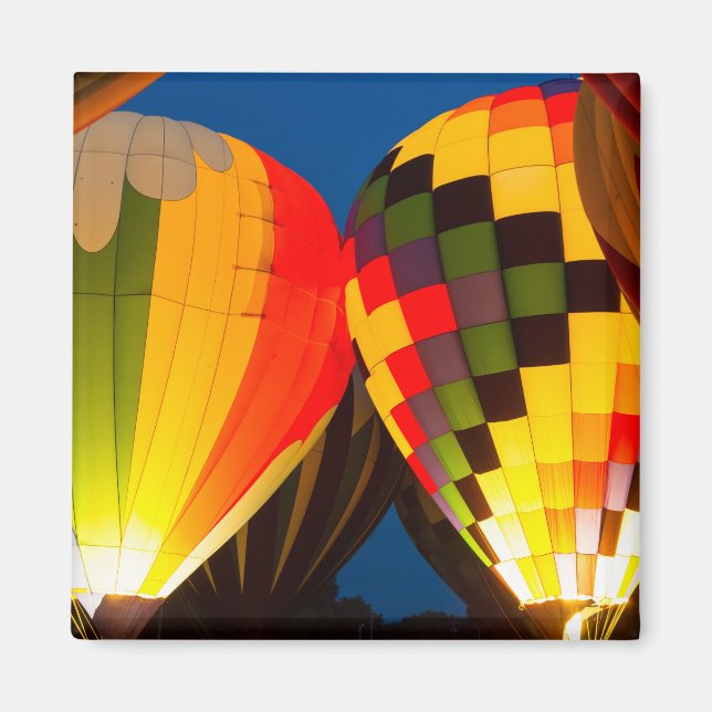 Luftballonger glöd magnet (Framsidan)