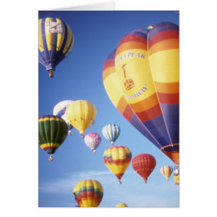 Luftballonger Hälsningskort