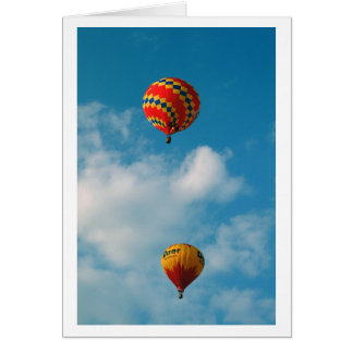 Luftballonger Hälsningskort