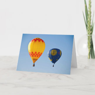 Luftballonger - hälsningskort kort