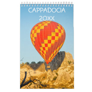 Luftballonger i Cappadocias väggkalender Kalender