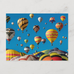 Luftballonger i Himmel vykort