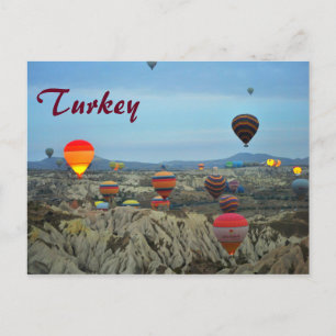 Luftballonger i Turkiet vykort