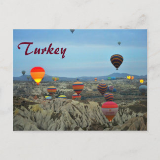 Luftballonger i Turkiet vykort