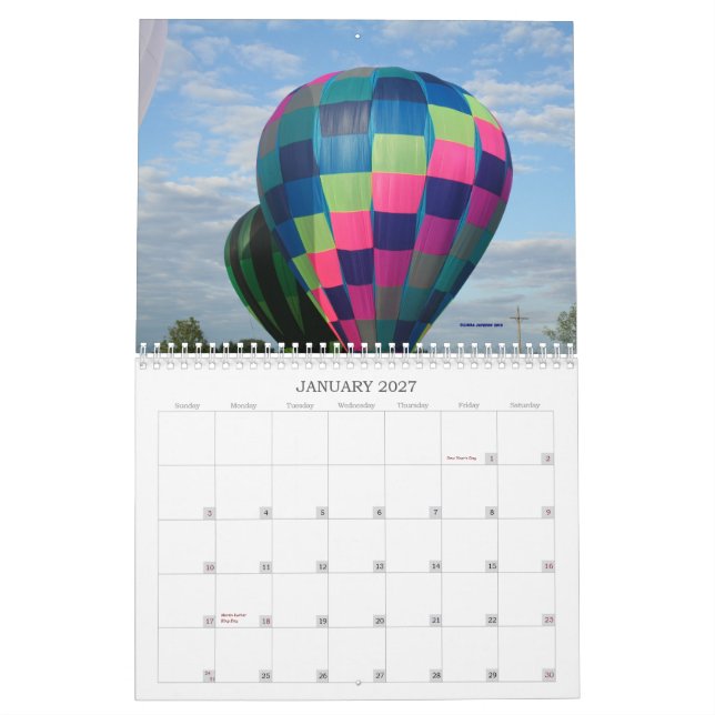 Luftballonger!!!!  Kalender 2012 (Jan 2027)