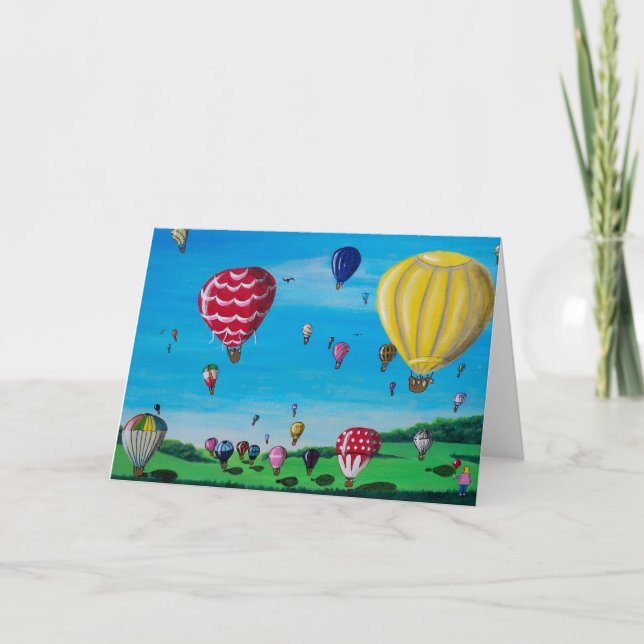 Luftballonger Kort (Framsida)