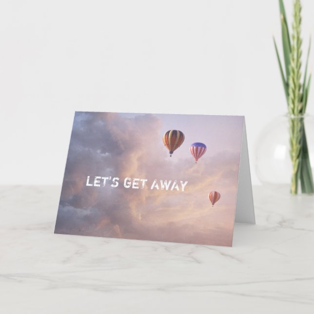 Luftballonger Kort (Framsida)