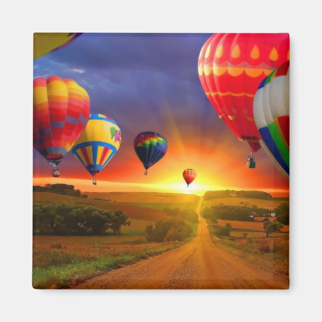 Luftballonger Magnet (Framsidan)