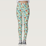 Luftballonger och vita moln leggings<br><div class="desc">I dessa mönstrade skrifter visas mina målade illustrationer av luftballonger och vita moln mot ett mjukt blå himmel. Bubblor i rött,  gult,  grönt,  blått och orange illustrerar dessa yoga byxor.</div>