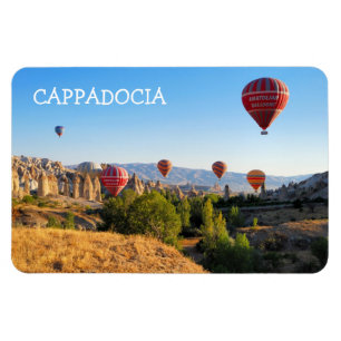 Luftballonger över Cappadocia Magnet