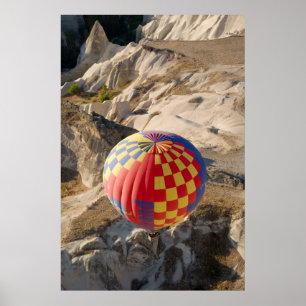Luftballonger över Cappadocia Poster