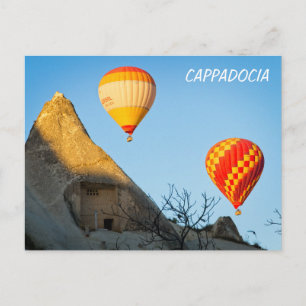 Luftballonger över Cappadocia Vykort
