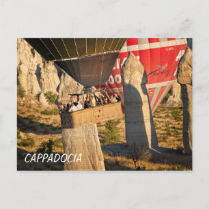 Luftballonger över Cappadocia Vykort