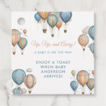 Luftballonger Pastel Boy Travel Baby Shower