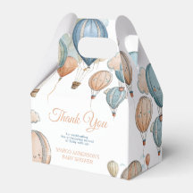 Luftballonger Pastel Boy Travel Baby Shower