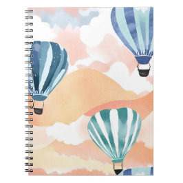 Luftballonger | Pastel Watercolor Anteckningsbok