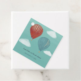 Luftballonger Personligt bröllp Gåvor Etiketter