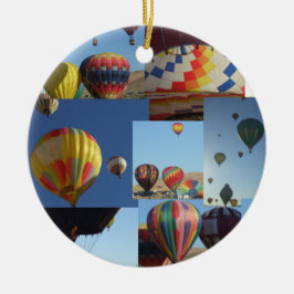 Luftballonger Photo Collage jul Ornament