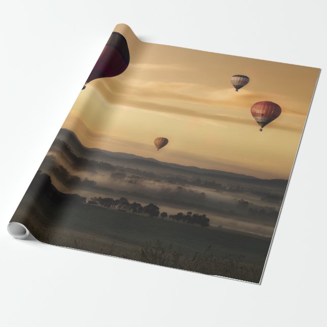 Luftballonger Presentpapper (Utrullad)