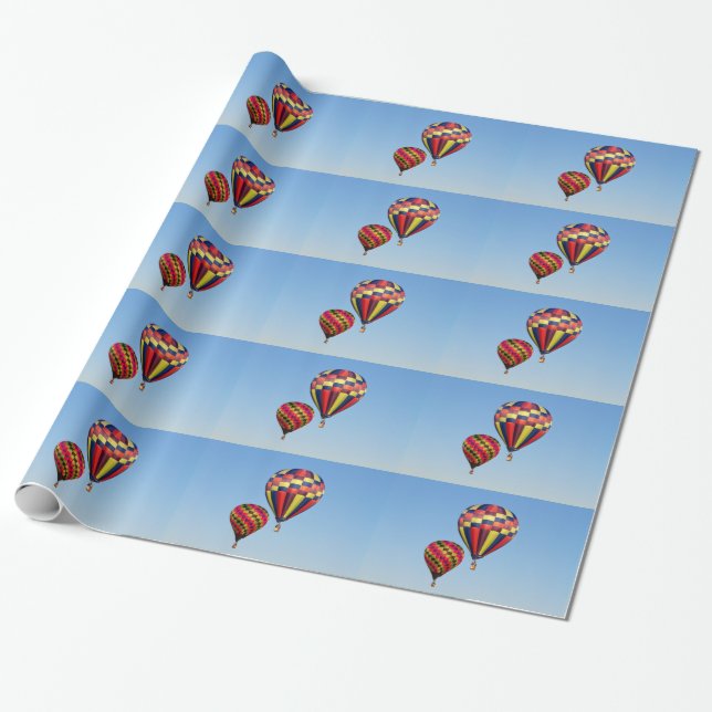 Luftballonger Presentpapper (Utrullad)