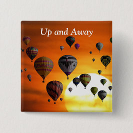 Luftballonger under flygning knapp