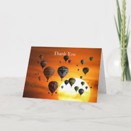 Luftballonger under flygning kort