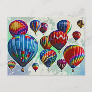 Luftballonger Vykort